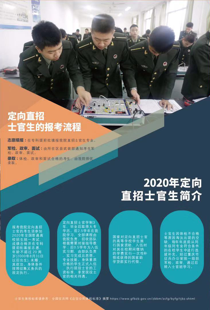 重庆航天职业技术学院2020年招生简章