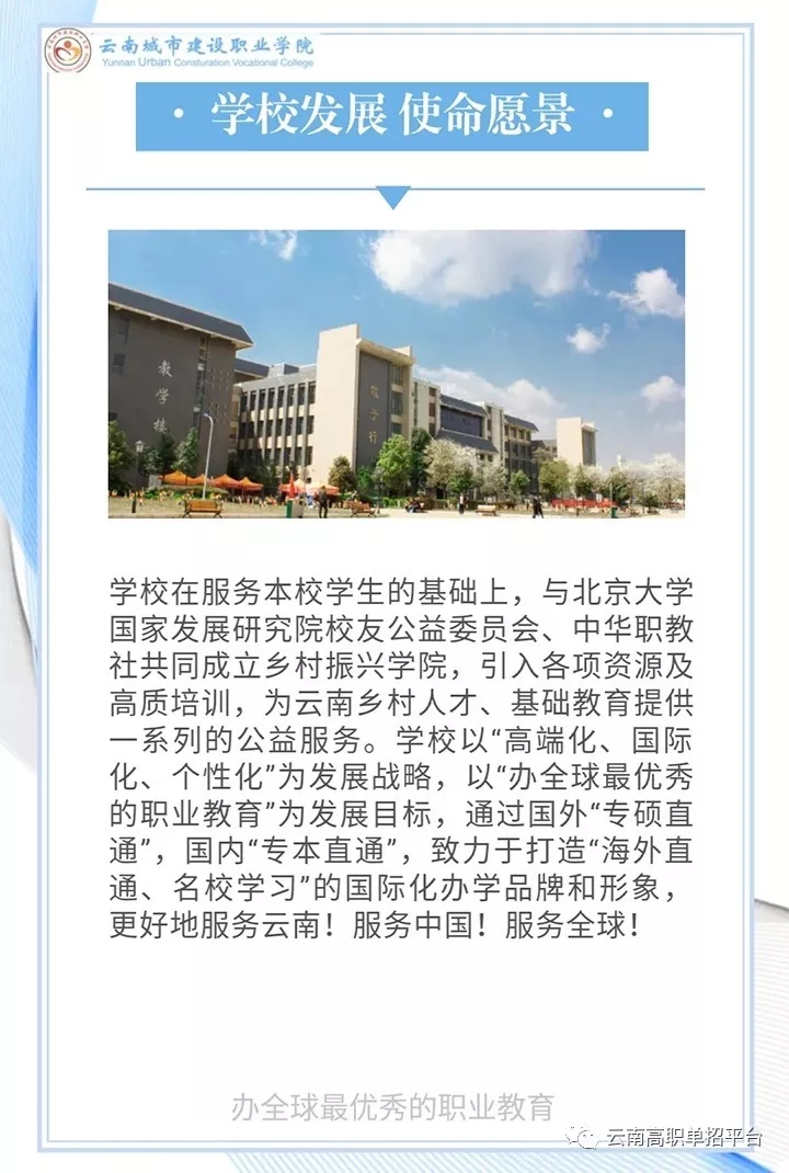 云南城市建设学院2020年单独招生简章
