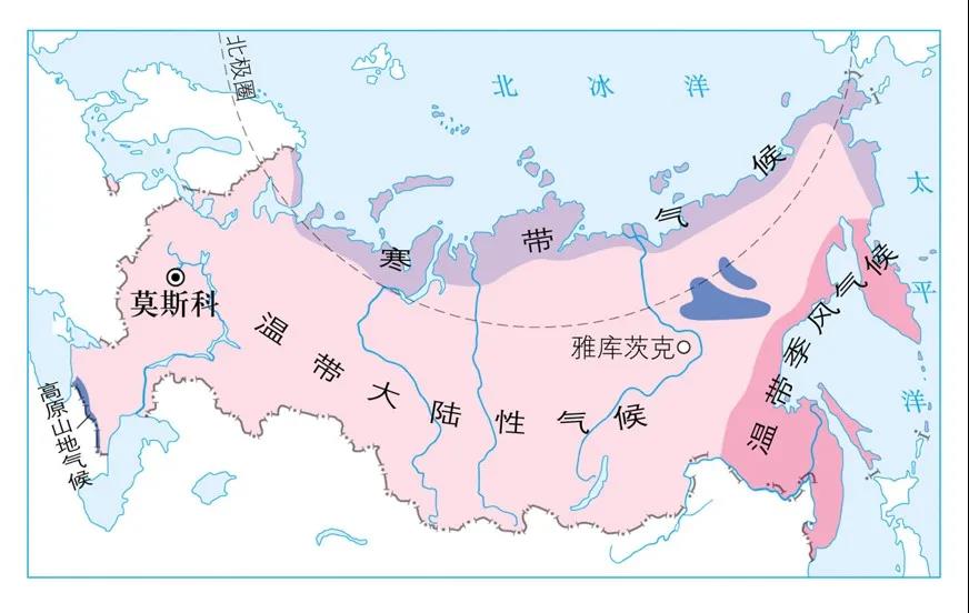 > 2021年春晚最全考点出炉(5)    地形类型及其特征     俄罗斯幅员