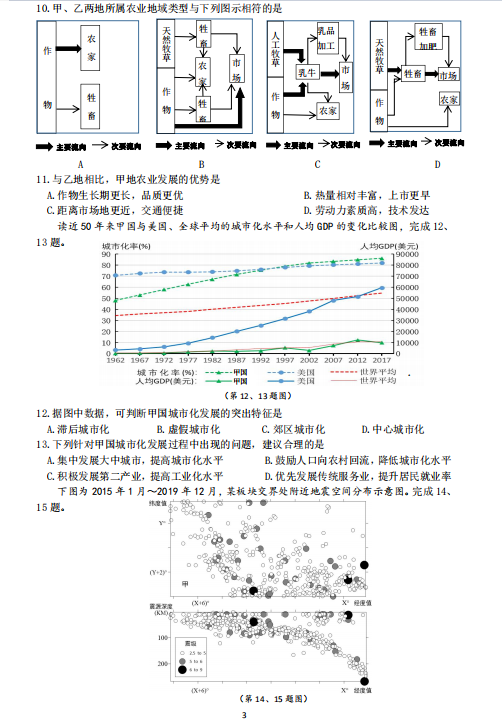 2019-2020㽭ʡи߶όW(xu)ĩԇDƬ棩3