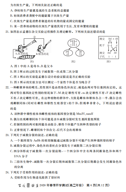 2020ðУ(lin)˸߶W(xu)ھ_W(xu)yԇ}DƬ棩6