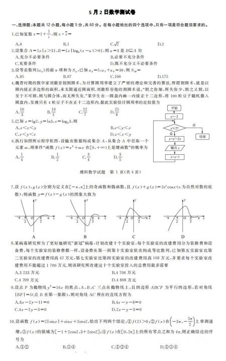 2020úʡһиƔ(sh)W(xu)ܜy(qing)ԇ}d棩