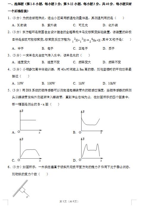 2020Ϻмζ^(q)߿ģԇ}d棩