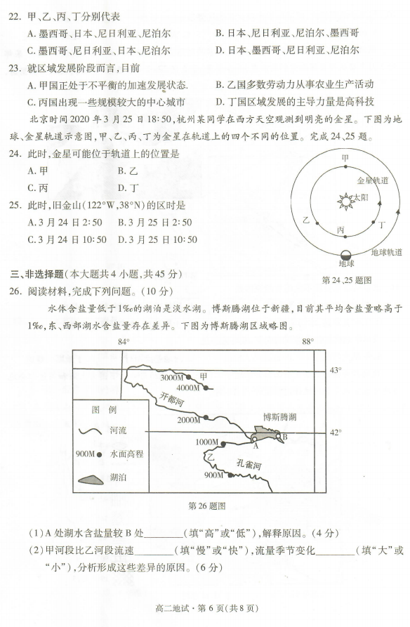 2020㽭ʡи߶W(xu)|(zh)zy(c)ԇ}DƬ棩6