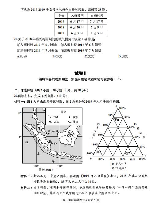 2020㽭ʡdиһµĩzy(c)ԇ}DƬ棩5