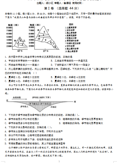 2020ĴʡohЌW(xu)߶W(xu)ڵܾԇ}ʮd棩