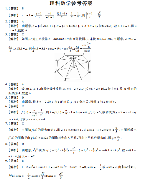 2021ʡǷ?jing)?chung)(lin)˸όW(xu)ڔ(sh)W(xu)(lin)ģM{(dio)ԇ}𰸣DƬ棩1