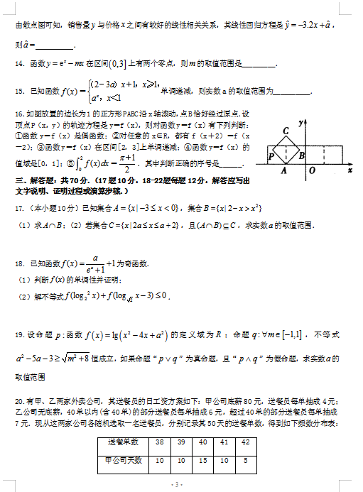 2021úʡ_ɽhI(y)(sh)W(xu)һ{(dio)ԇ}DƬ棩3