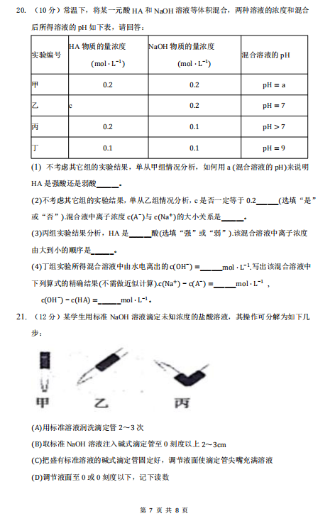 2021úʡʩ彭ZW(xu)У߶όW(xu)ڻW(xu)10¿ԇ}DƬ棩7