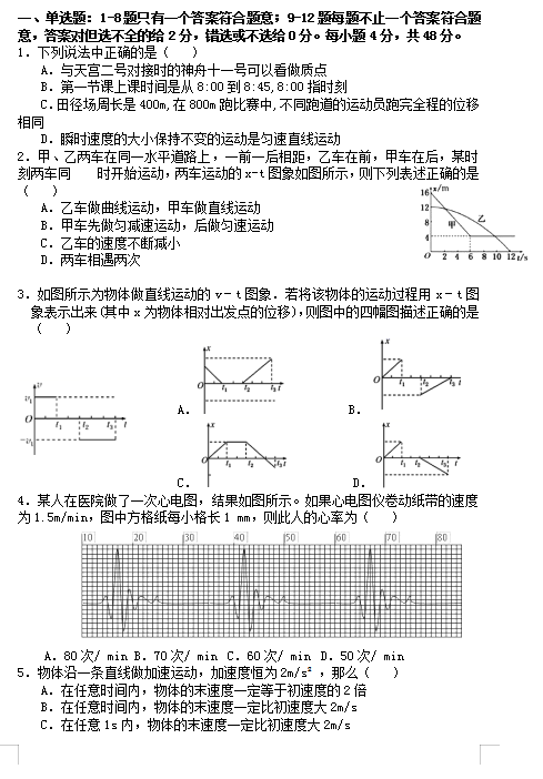 2021øʡrƽhһЌW(xu)һԪzy(c)ԇ}d棩