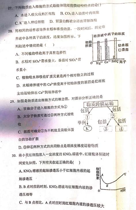 2021кƽ^(q)ʮЌW(xu)һόW(xu)пԇԇ}DƬ棩9