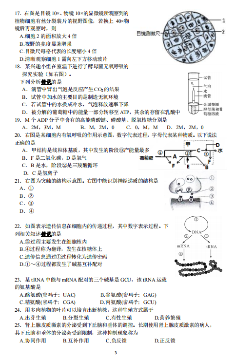 2021ÕxԪ߼(j)ЌW(xu)߶όW(xu)ԇ}DƬ棩3