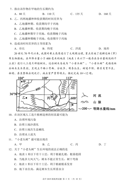 2021ĴʡسУ(lin)˸߶όW(xu)(lin)ԇ}DƬ棩3