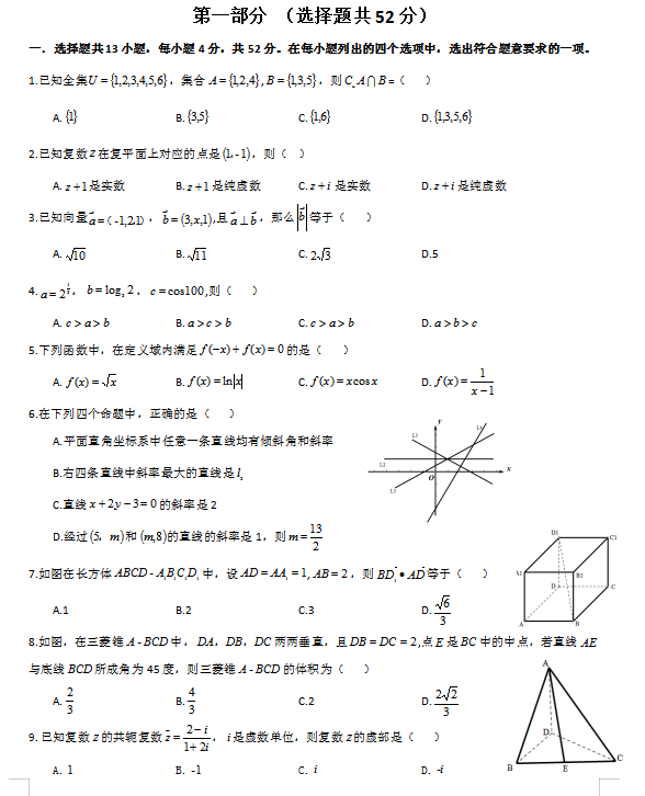 2021ñP(gun)ЌW(xu)߶(sh)W(xu)όW(xu)пԇԇ}DƬ棩1