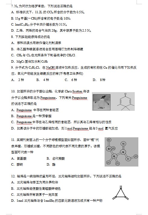 2021úʡ̶еһЌW(xu)߶όW(xu)ڻW(xu)¿ԇ}DƬ棩2