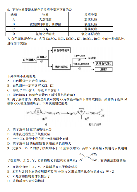 2021|ʡԴеڶ߼ЌW(xu)όW(xu)ڻW(xu)̌W(xu)|(zh)zyԇ}DƬ棩2