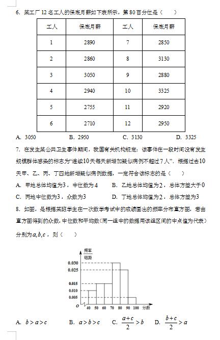 2021˽Aڶ(c)һ(sh)W(xu)ھ½y(tng)Ӌ(j)ͬӖ(xn)ԇ}DƬ棩3