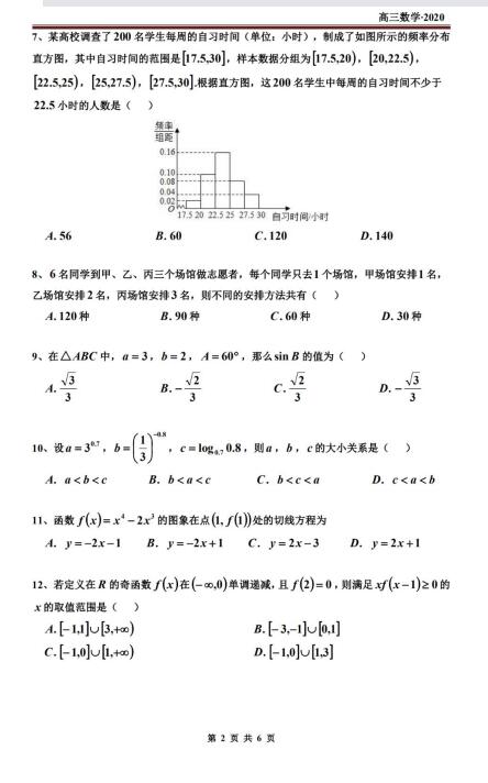 2021o^(q)孺W(xu)УһW(xu)ڔ(sh)W(xu)_W(xu)ԇ}DƬ棩2