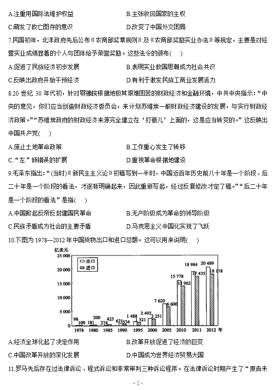 2021úӱʡW(xu)ښvʷ5¸߿KO¾(x)ԇ}DƬ棩2