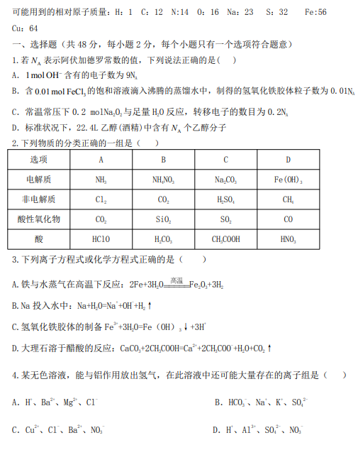 2021ɽʡеһЌW(xu)Ɩ|УһW(xu)ڻW(xu)һ¿ԇ}DƬ棩1