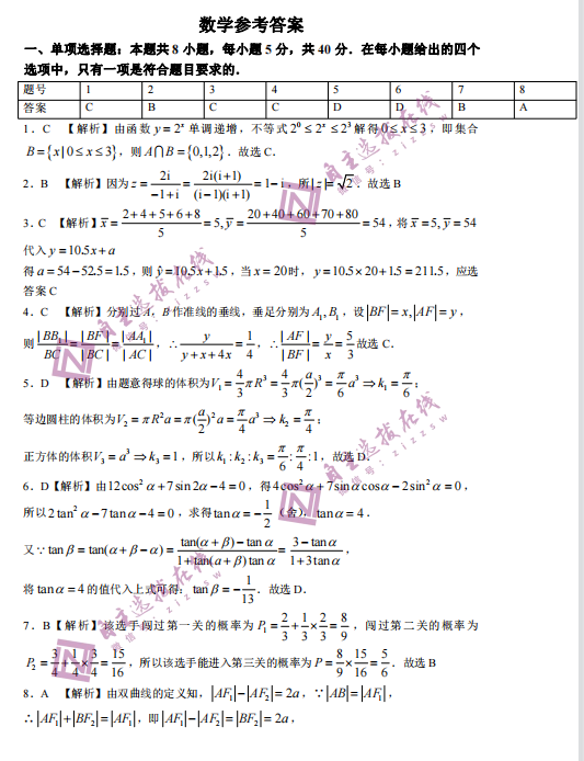 2022úʡL(zhng)ɳУόW(xu)ڵһ¿(sh)W(xu)ԇ}𰸣DƬ棩1