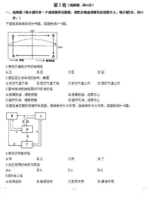 2022ýʡϲиόW(xu)ڵ׿ԇ}d棩