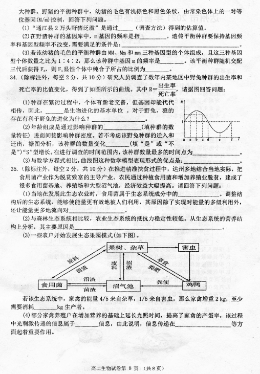 2022Ĵʡ_(d)и߶όW(xu)ĩO(jin)yԇ}DƬ棩