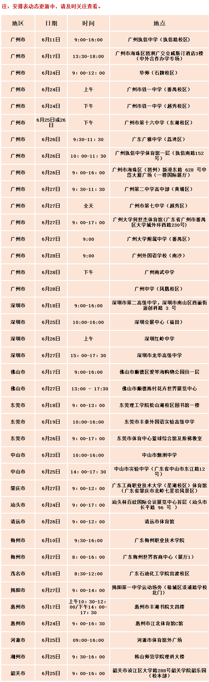 焦点热讯:华南农业大学2023年高考招生线下咨询安排表